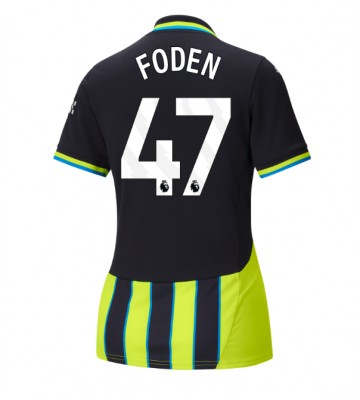 Manchester City Phil Foden #47 Udebanetrøje Dame 2024-25 Kort ærmer